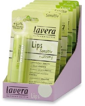Lavera - Balsamo stick per labbra sensibili - Fattore di Protezione 5