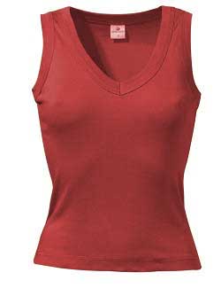 Canottiera estiva donna - Rosso