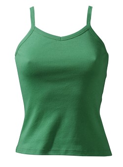 Top spalle strette - Verde