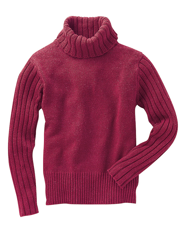 Maglia donna con collo alto - Canapa e cotone biologico