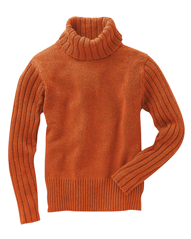 Maglia donna con collo alto - Canapa e cotone biologico