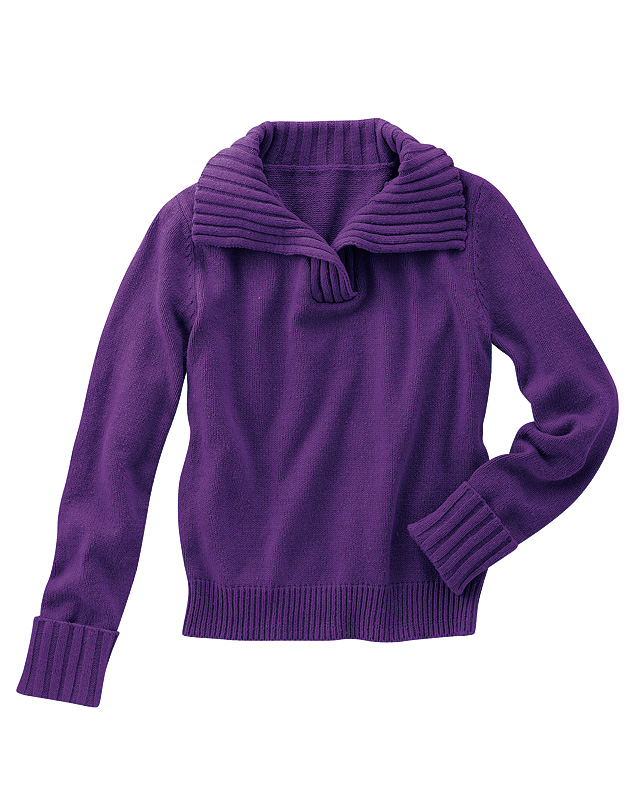 Kate - Maglione donna con collo ampio - Canapa e cotone biologico