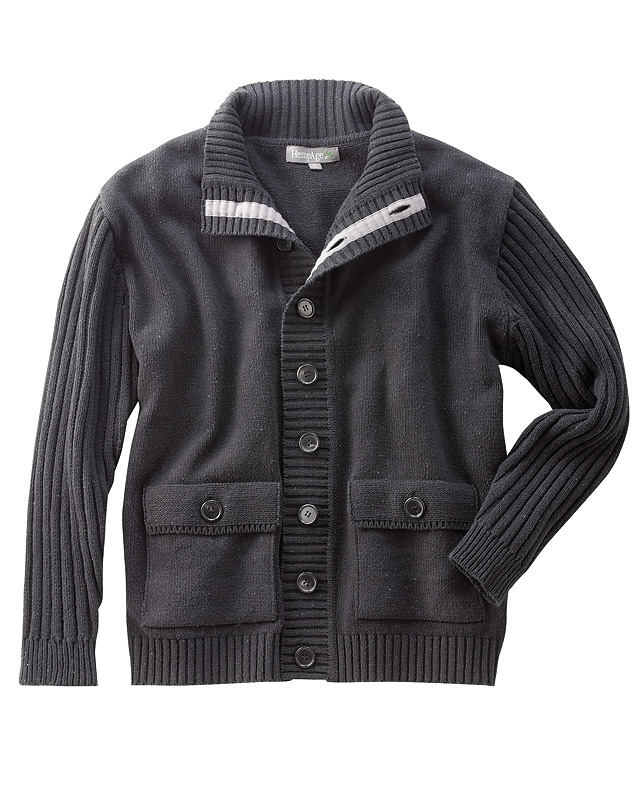 Carsten - Cardigan uomo con tasche - Canapa e cotone biologico