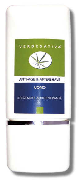 Verde Sativa - Crema Viso Uomo ed Dopo Barba - Idratante e Rigenerante anti-et - 50 ml