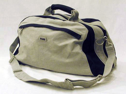 Pure - po0002 - Borsone da viaggio in canapa